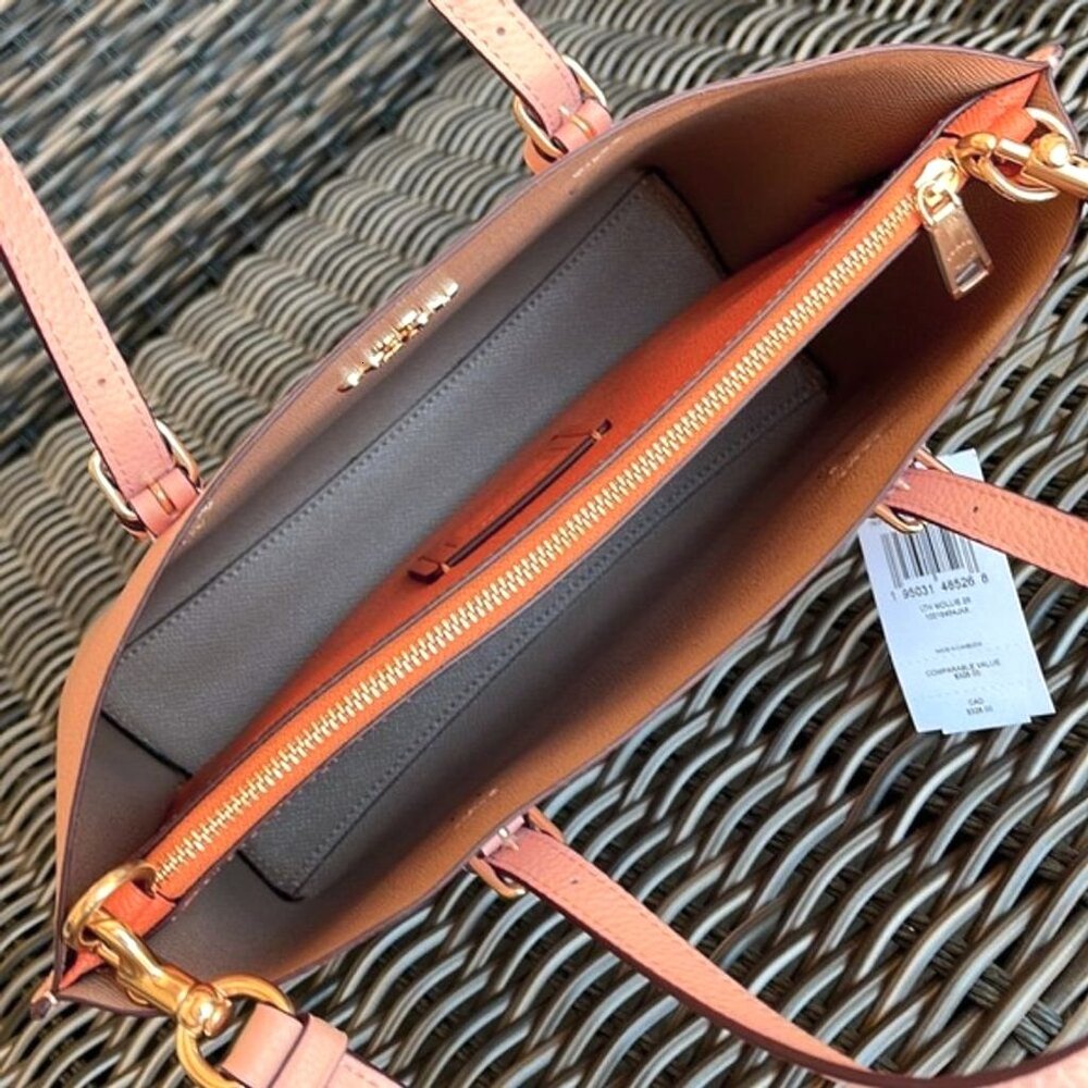 Coach C4084 Mollie Tote 25 Faded Blush - Picture 11 of 12